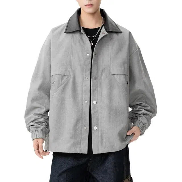 太子龍 潮流大码宽松秋季青少年外套夹克 男款