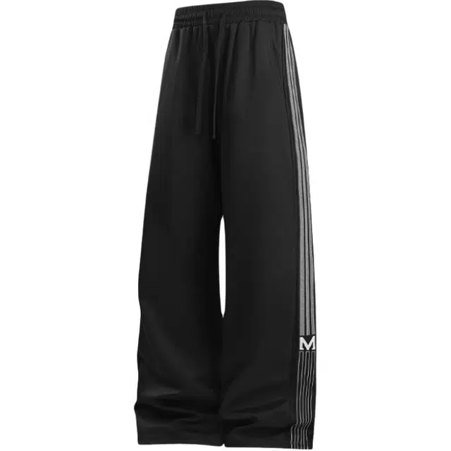 海尔斯 简约潮流舒适百搭系带宽松休闲裤 男女同款