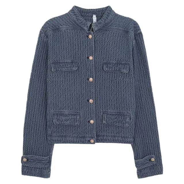 苏九儿 小香风巨好看的休闲美式牛仔外套 女款