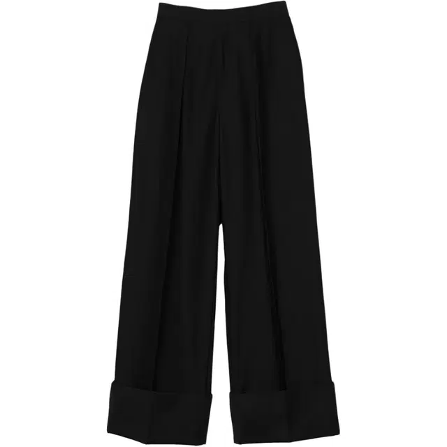 Graphpaper FW25 Cotton Cupro Back Satin Wide Trousers