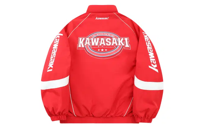 Kawasaki Retro Motorcycle Down Jacket