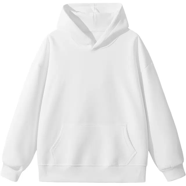 马员外 落肩美式二开内搭宽松连帽长袖宽松青少年卫衣 男女同款