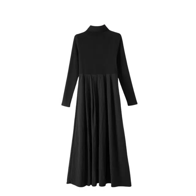 晚白 高腰设计凸显腰线时尚百搭连衣裙 女款