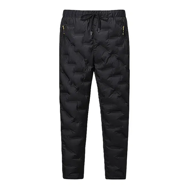 海尔斯 加绒加厚户外纯色中腰系带休闲裤 男款