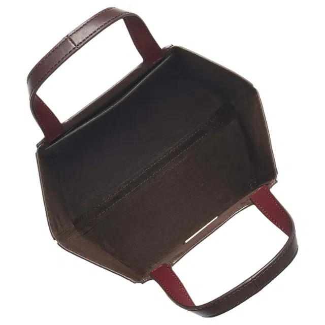 Michael Kors Jordi Tote Bag Small Brown Red