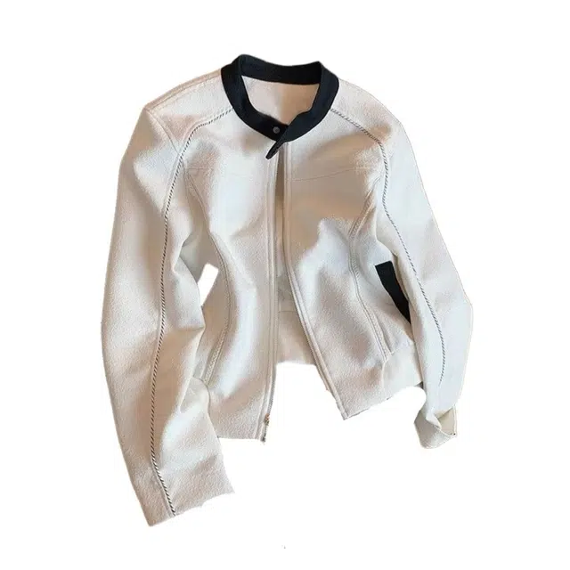 Fusheng Vintage Colorblock Jacket