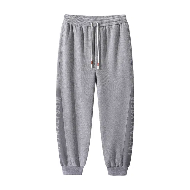 海尔斯 华夫格运动直筒时尚简约百搭复古卫裤休闲裤 男款