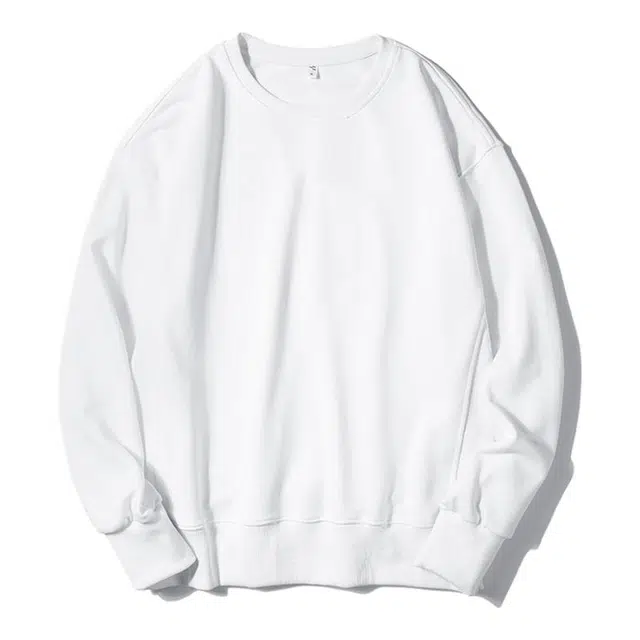 马员外 纯色简约百搭潮流长袖卫衣 男款