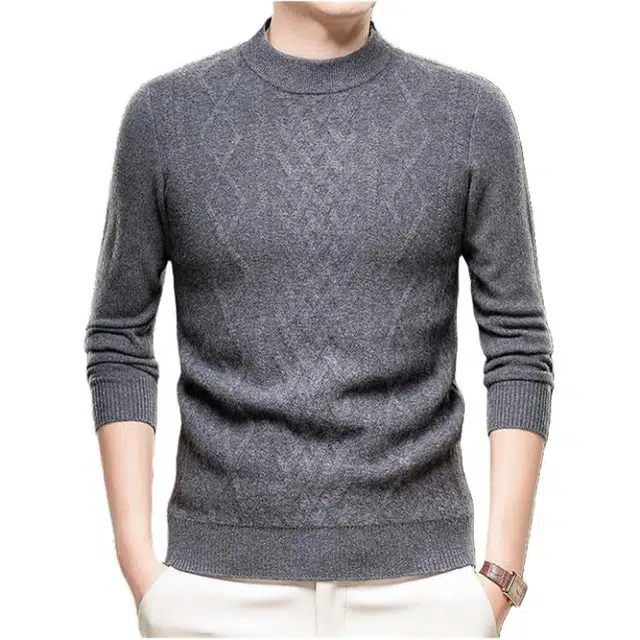 太子龍 舒适百搭潮流中青年爸爸装打底衫针织衫 男款