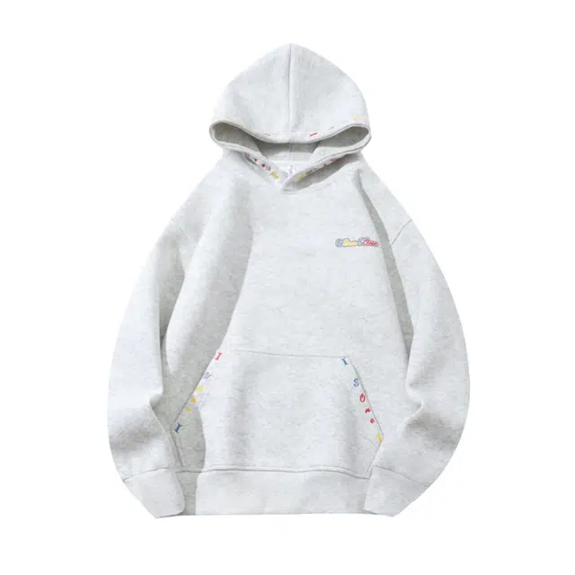 加荣 美式字母刺绣高级感连帽卫衣男潮牌宽松套头男款青少年男装初中生外套秋季简约休闲运动帽衫情侣长袖上衣 男女同款