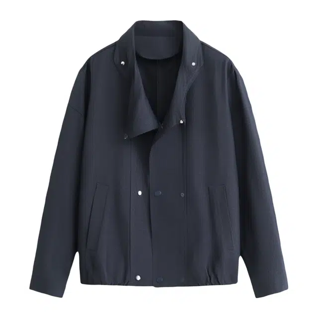 潞优野 百搭高级感复古仿牛仔短外套女秋季夹克 女款