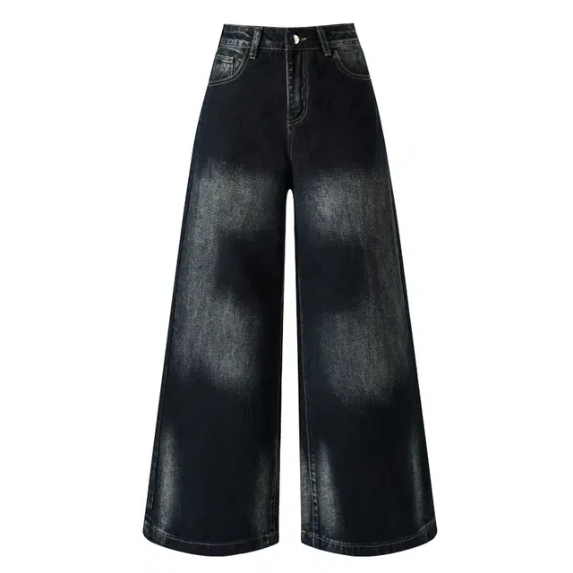 淑好百 港风美式复古辣妹中低腰牛仔裤 女款