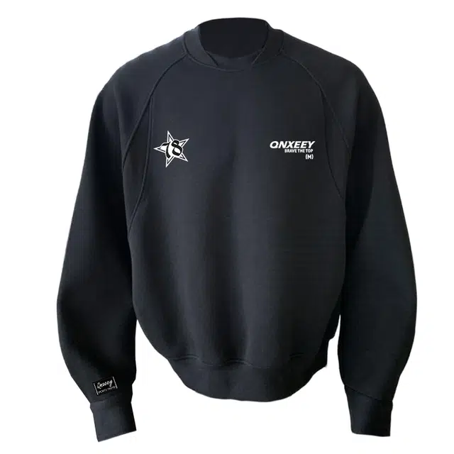 Qnxeey Vintage Logo Sweatshirt