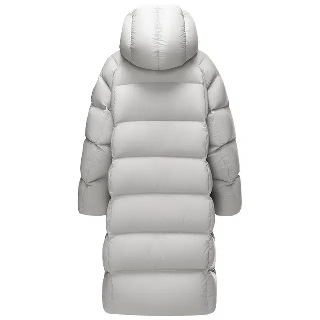 坦博尔 坦博尔冬季泡芙长款连帽蓬松舒适面包服耐脏外套羽绒服 女款