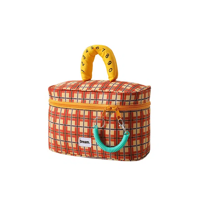 格安诺小房子化妆包女防水便携洗漱包袋分区化妆包 防尘防水多层