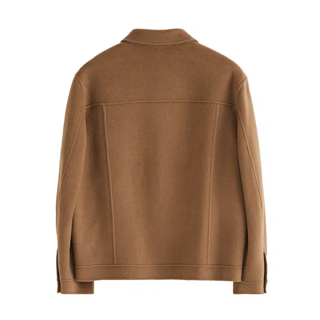 丹宁哲学 雅致时尚系列 高品质纯羊毛手工双面呢大衣 男款