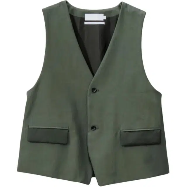 Graphpaper FW25 Cotton Cupro Back Satin Gilet