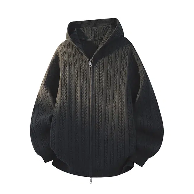 马员外 美式复古百搭宽松时尚简约针织衫 男女同款