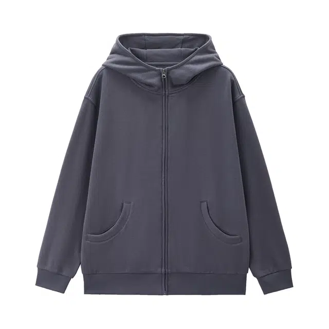 佐丹奴 宽松连帽开衫外套卫衣 女款