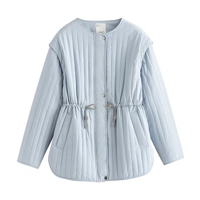茵曼 通勤简约舒适棉服 女款