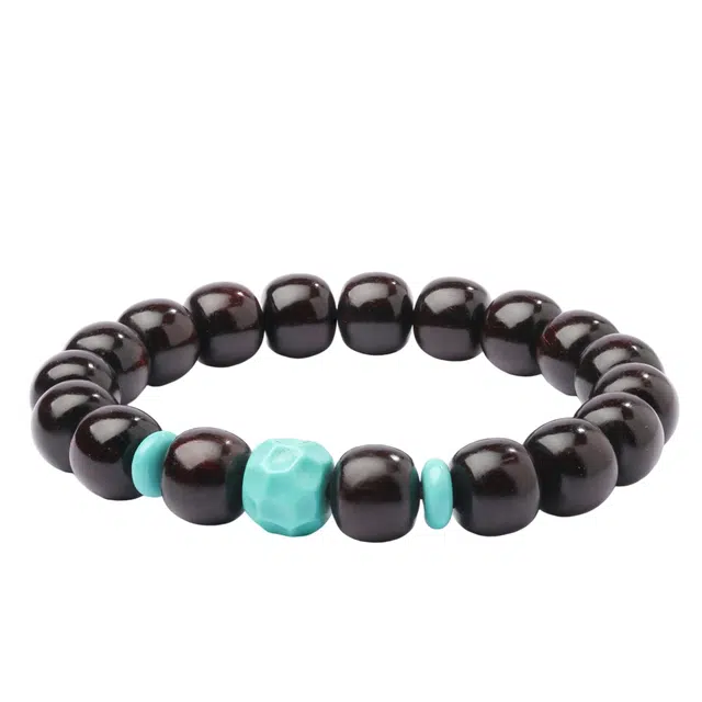 三檀小舍 国风国潮新中式 招财转运无相老型珠 文玩盘玩绕指柔礼盒 紫檀属 手串 男女同款情侣款