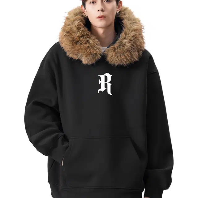 马员外 美式时尚宽松简约百搭卫衣 男女同款