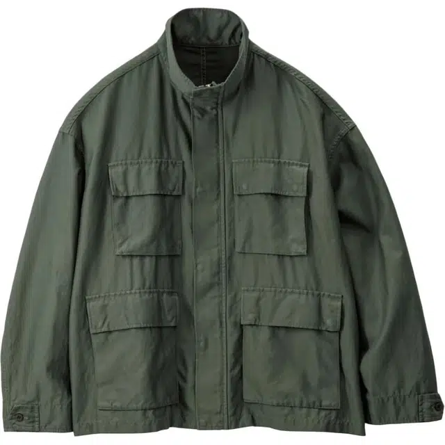 Graphpaper FW25 Cotton Cupro Back Satin Military Jacket
