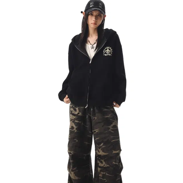 苏九儿 美式正肩连帽宽松慵懒巨好看卫衣 男女同款