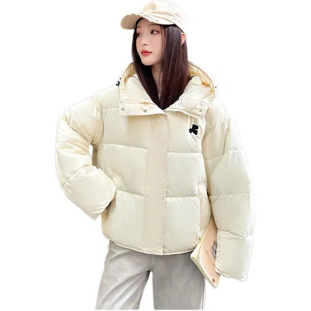 思蓓儿 大码胖妹妹冬季宽松加厚面包服小个子棉衣棉服 女款