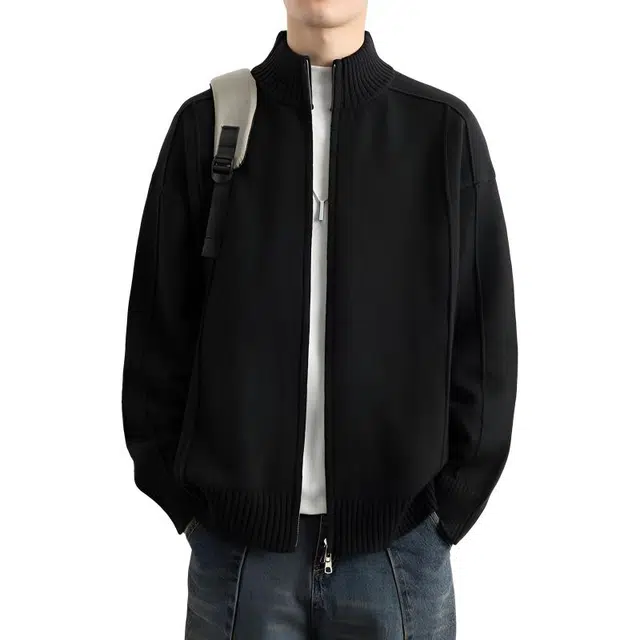 马员外 可外穿高品质慵懒风打底宽松针织衫 男款