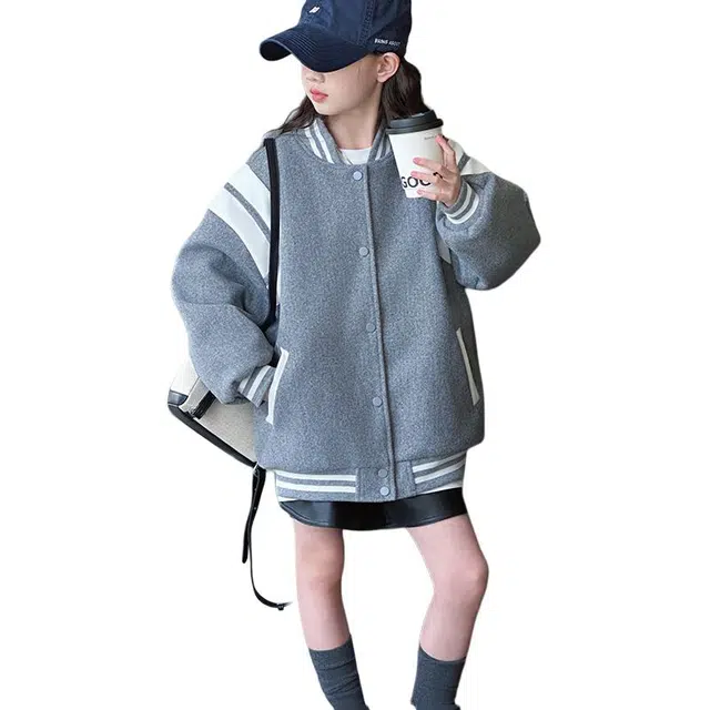 蓝彩何棒球服 洋气舒适百搭 儿童款