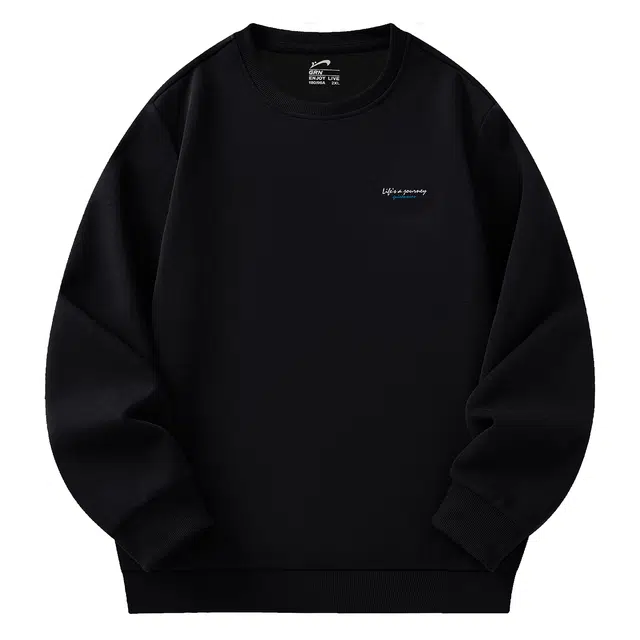 贵人鸟 生活系列 潮流创意山系美式印花百搭宽松休闲亲肤棉质透气针织圆领卫衣 男女同款