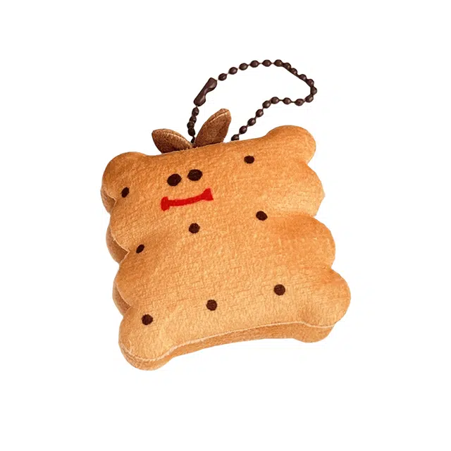 心水好物 创意卡通饼干甜点公仔百搭装饰小玩偶 毛绒 挂件 男女同款情侣款