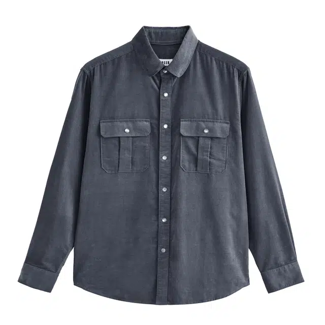 丹宁哲学 绅士腔调系列 复古工装双口袋高端进口纯棉衬衫 男款