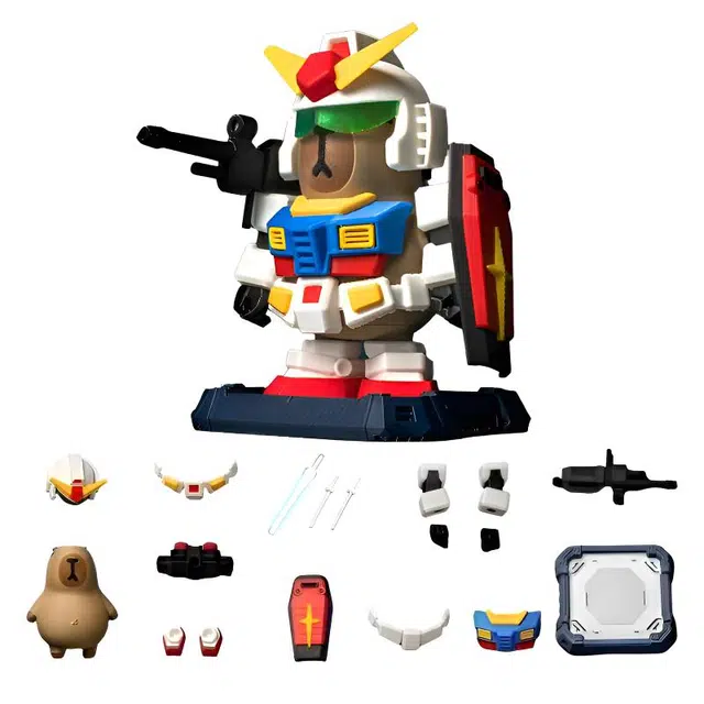 馨枕居 卡皮巴拉 磁吸人玩具战士帅气男孩 其他拼装模型