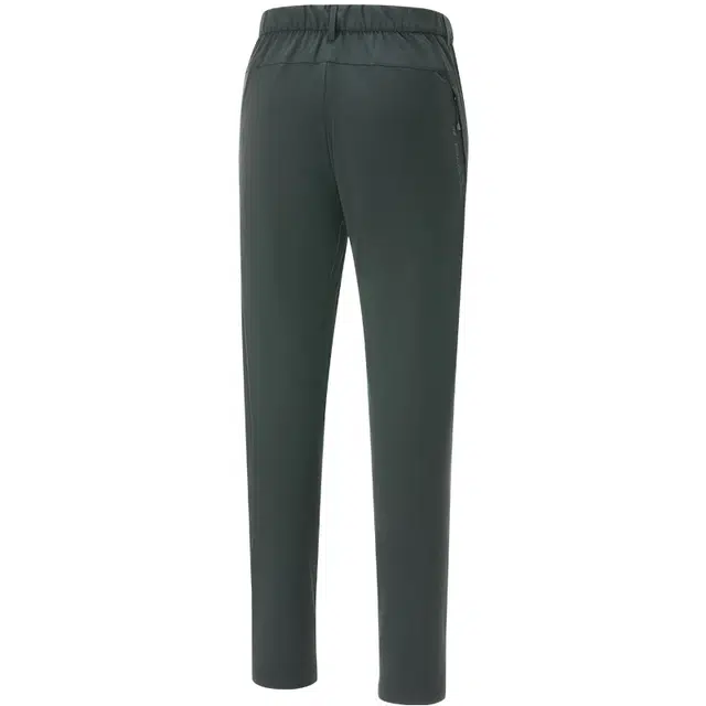 比音勒芬 通勤日常简约纯色弹力松紧腰头直筒休闲裤 男款