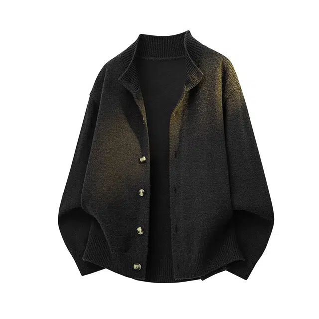 马员外 圆领慵懒宽松内搭针织衫 男款