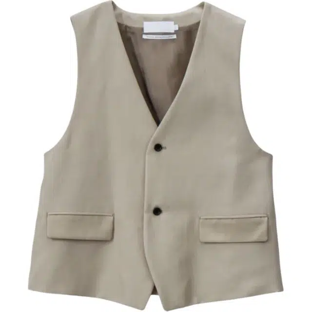 Graphpaper FW25 Cotton Cupro Back Satin Gilet
