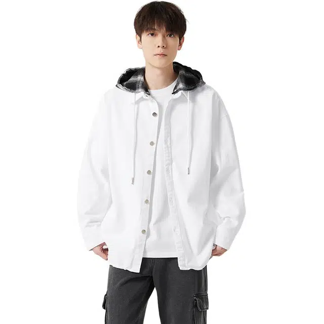 马员外 青春秋季开衫上衣衬衫 男款