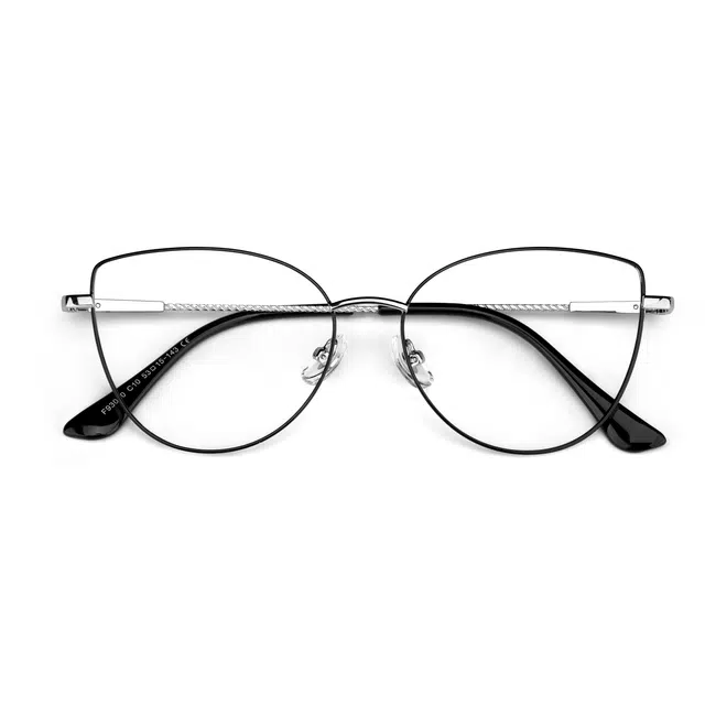 苍木优品 高级感专业网上配镜大框素颜显瘦 合金 猫眼 光学镜架 男女同款情侣款