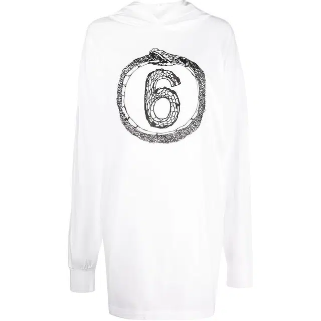 MM6 Maison Margiela Hoodie White