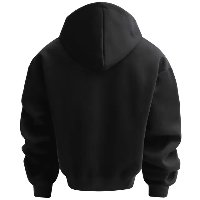 吾皇猫 重磅美式复古高街简约春秋基础款学院风宽松休闲外套百搭舒适透气高级感早秋季长袖套头连帽卫衣 男女同款