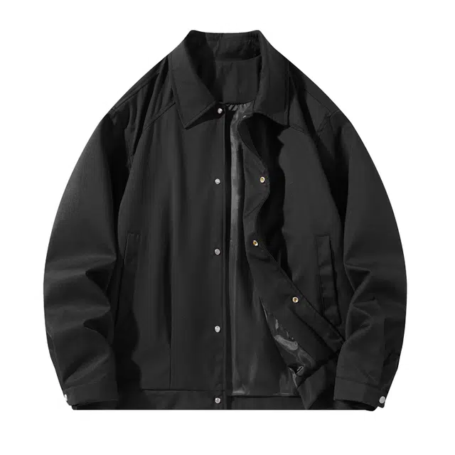 马员外 青春时尚春秋行政休闲情侣款夹克外套 男女同款