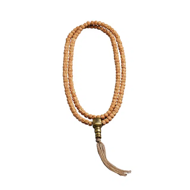 宣华意 【收藏级】原皮色直切精品原籽项链 新中式复古经典文玩佛珠念珠藏式三通配饰多圈叠戴#好运 柏香籽/百香籽 手串 男女同款情侣款