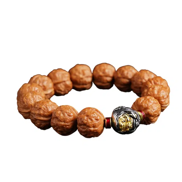 宣华意 【精品级】雕刻蟾宗蛤蟆背禅宗文玩佛珠 新中式高端 盘玩#好运 猴头核桃 手串 男款