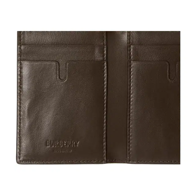 Burberry Check Folded Card Holder Black