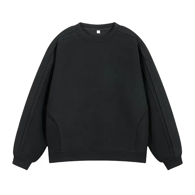 海尔斯 纯色圆领透气百搭宽松卫衣 男女同款