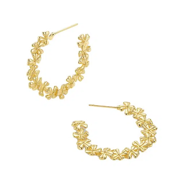 Agatha Clover Series Hoop Earrings