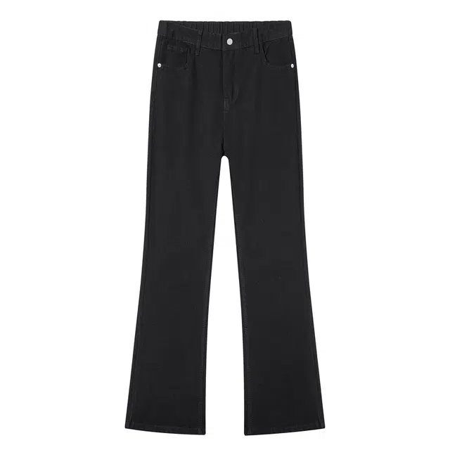 马员外 高街工装微喇复古美式百搭宽松牛仔裤 男款