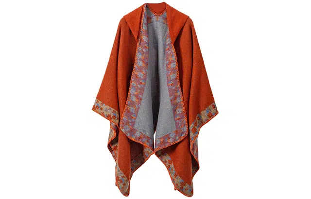 优幽兰 时尚潮流小众个性旅游草原旅行穿搭拍照民族风 腈纶和聚酯纤维 披肩 女款